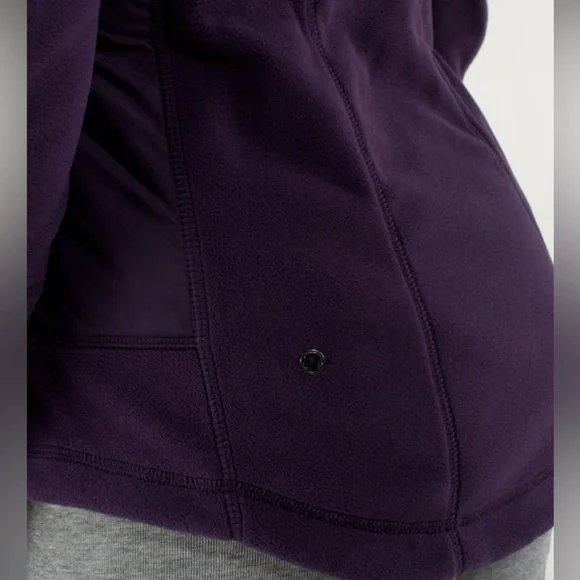 Lululemon Fleecy Keen Jacket in deep Zinfandel - Picture 9 of 12